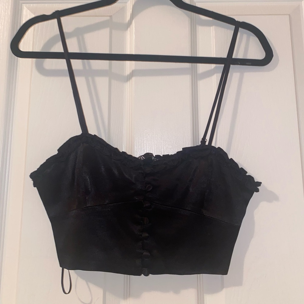 small black crop top